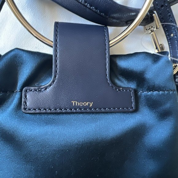 Theory Small Pouch Bag Navy - Picture 7 of 9